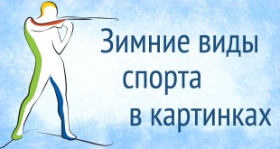 зимние виды спорта в картинках для детей